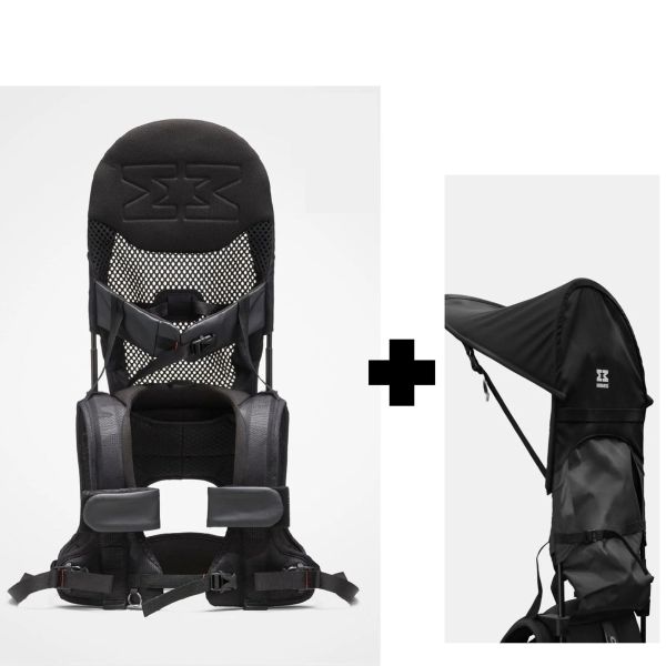 Porte bébé d'épaule G5 Black Premium + Pare soleil pour porte bébé d'épaule G5 Black