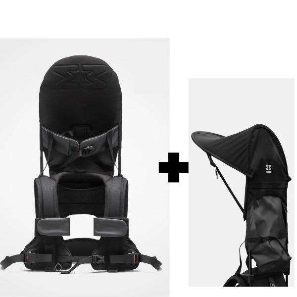Porte bébé d'épaule G5 Black Core + Pare soleil pour porte bébé d'épaule G5 Black
