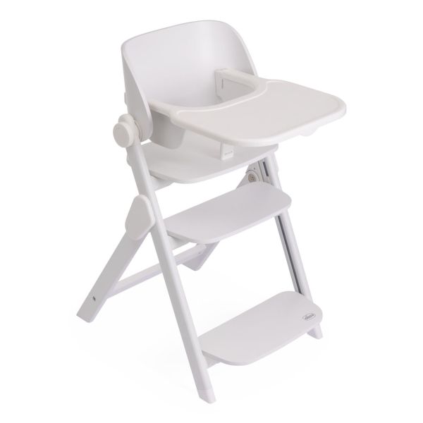 Chaise Haute Meraviglia Milk + Coussin de siège Meraviglia sandshell