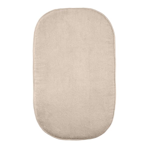 Matelas à langer en mousse Softy taupe + Coussin en éponge pour matelas à langer taupe
