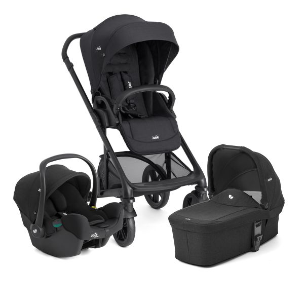 Poussette trio Chrome 2 + siège auto i-Snug 2 + nacelle Chrome 2 Raven