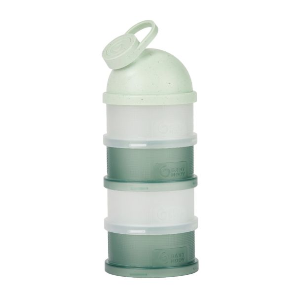 Pack chauffe biberon nomade Moov and Feed Vert Sauge + boîte doseuse Babydose