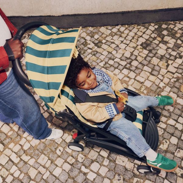 Kit d'été poussette YOYO 3 avec ombrelle, assise pack 6+ et sac tote bag Monaco - Edition limitée Riviera