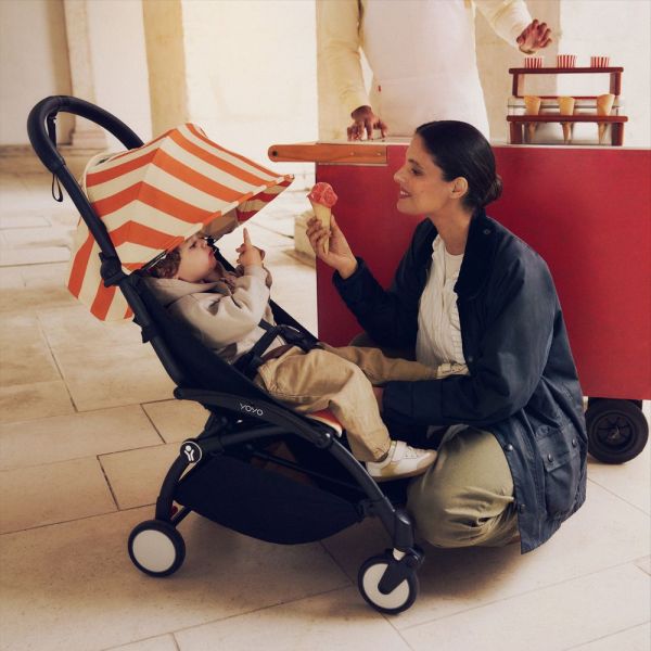 Kit d'été poussette YOYO 3 avec ombrelle, assise pack 6+ et sac tote bag Capri - Edition limitée Riviera
