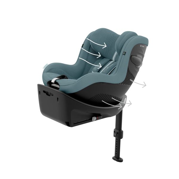 Siège auto Sirona G3 i-Size rotatif Tissu Plus Stormy Blue