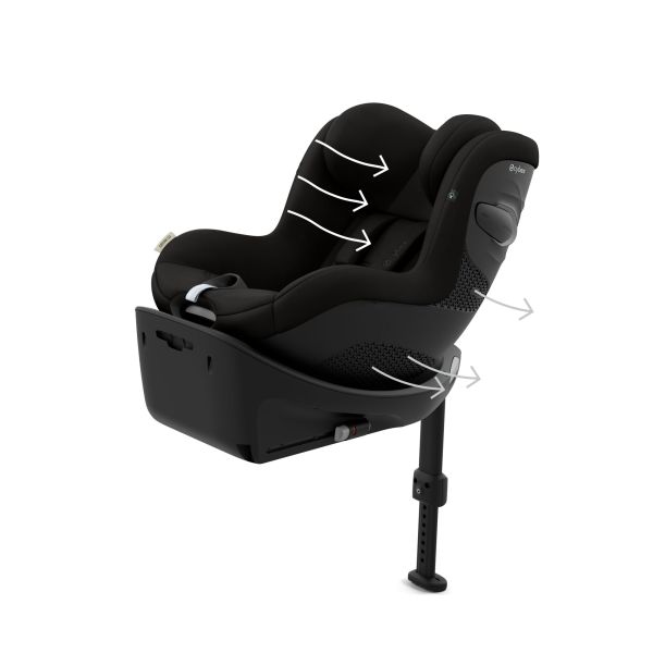 Siège auto Sirona G3 i-Size rotatif Magic Black