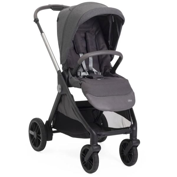 Poussette duo Belllagio 2 Black satin + Siège auto Kory Essential