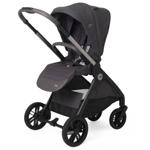 Poussette duo Belllagio 2 Black satin + Siège auto Kory Essential