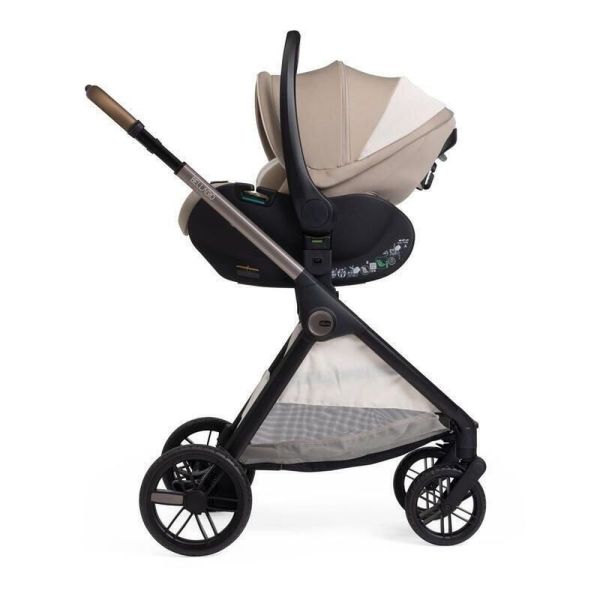 Poussette Trio Bellagio 2 + First Seat Recline + Nacelle Flexi + Fullseat 360 avec base Amber Glow