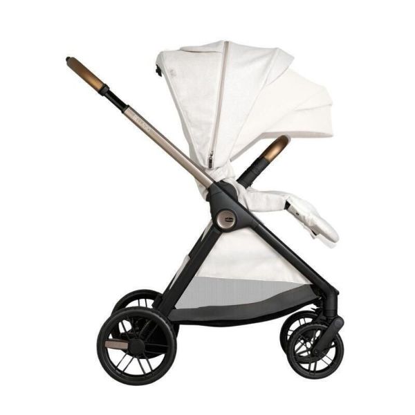 Poussette Trio Bellagio 2 + First Seat Recline + Nacelle Flexi + Fullseat 360 avec base Amber Glow
