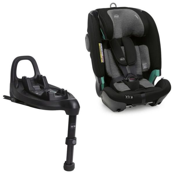 Poussette Trio Bellagio 2 + First Seat Recline + Nacelle Flexi + Fullseat 360 avec base Amber Glow