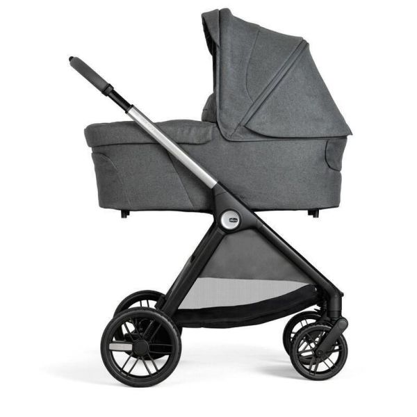 Poussette Trio Bellagio 2 + First Seat Recline + Nacelle Flexi + Fullseat 360 avec base Black Satin