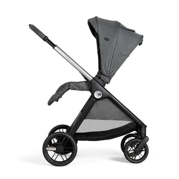 Poussette Trio Bellagio 2 + First Seat Recline + Nacelle Flexi + Fullseat 360 avec base Black Satin