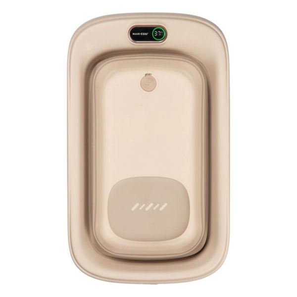 Baignoire Indigo Plus + Insert nouveau-né Muted Terra + Support de baignoire