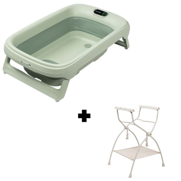 Baignoire Indigo Sage Green + Support de baignoire