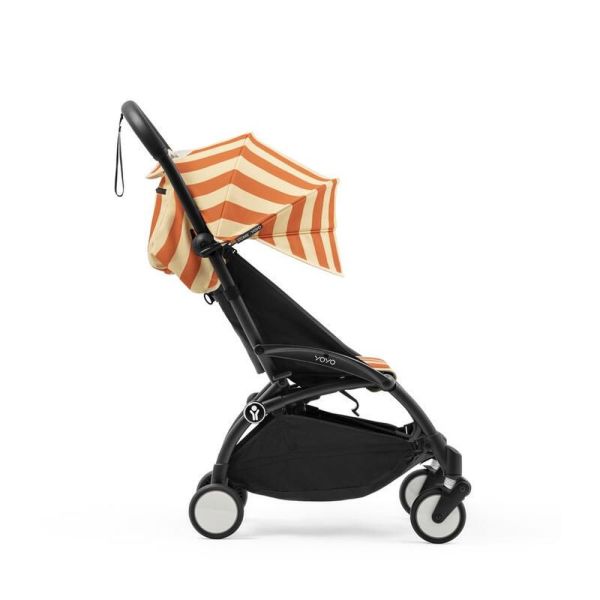 Poussette YOYO 3 châssis noir Pack 6+ Capri - Edition limitée Riviera