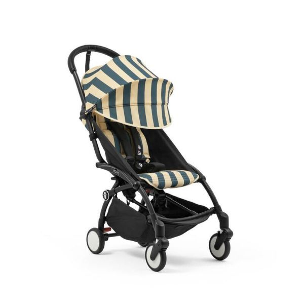 Poussette YOYO 3 châssis noir Pack 6+ Monaco - Edition limitée Riviera