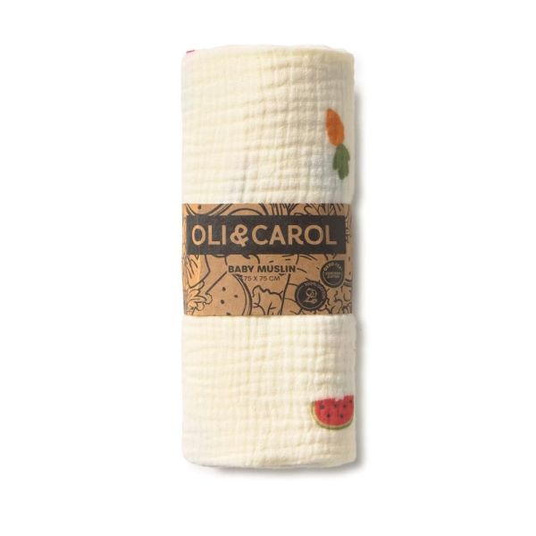 Lange bébé coton bio Fruits et Veggies