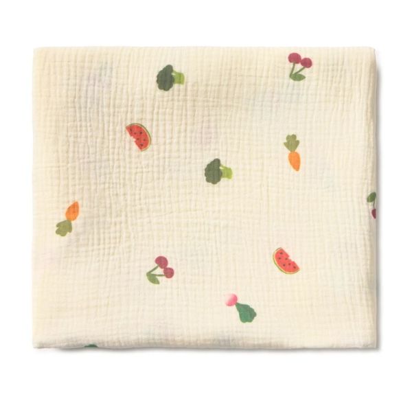 Lange bébé coton bio Fruits et Veggies