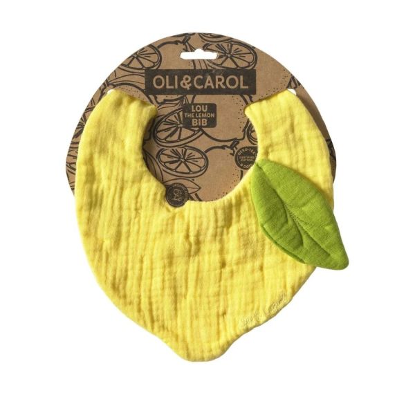 Bavoir bébé coton bio Lou The Lemon