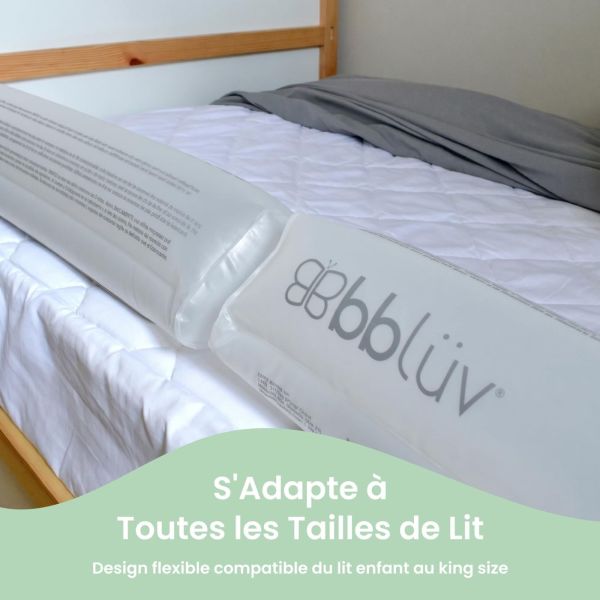 Lot de 2 barrières de lit gonflables Bumps
