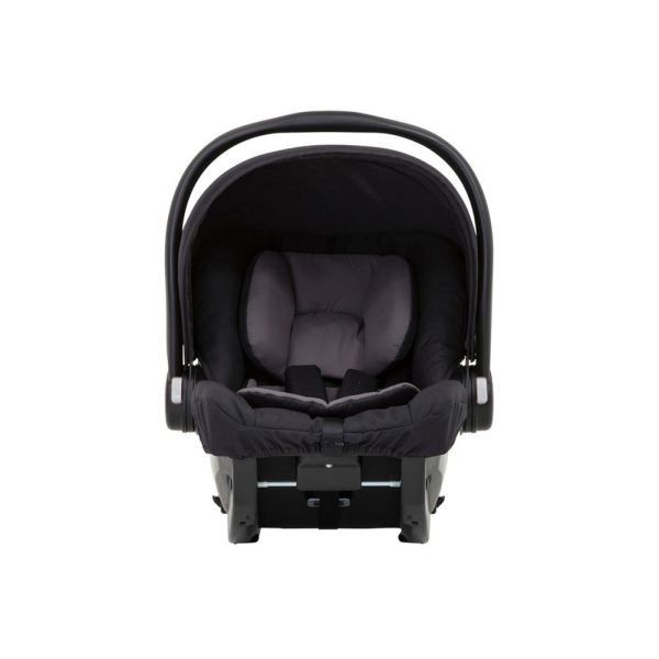 Poussette duo Stadium double Black grey + 2 sièges auto SnugEssentials Midnight