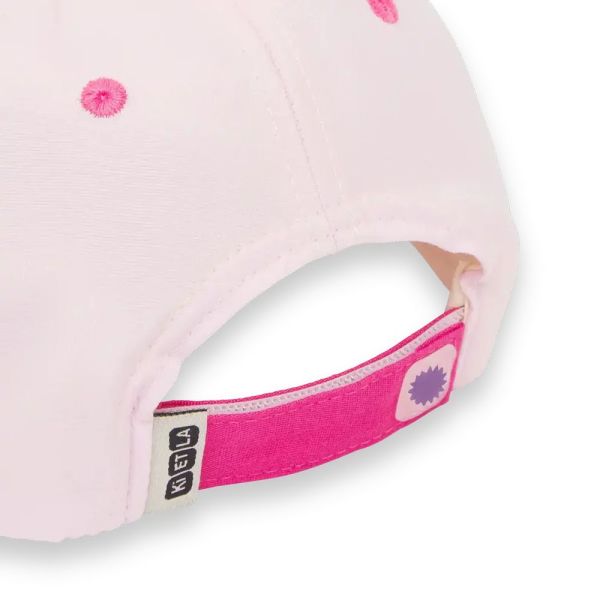 Casquette enfant baseball rose anti-UV UPF50+