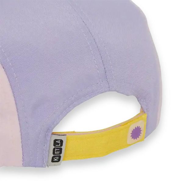 Casquette enfant 5 panel violet anti-UV UPF50+