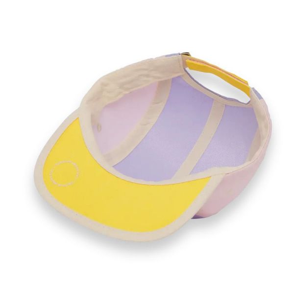 Casquette enfant 5 panel violet anti-UV UPF50+