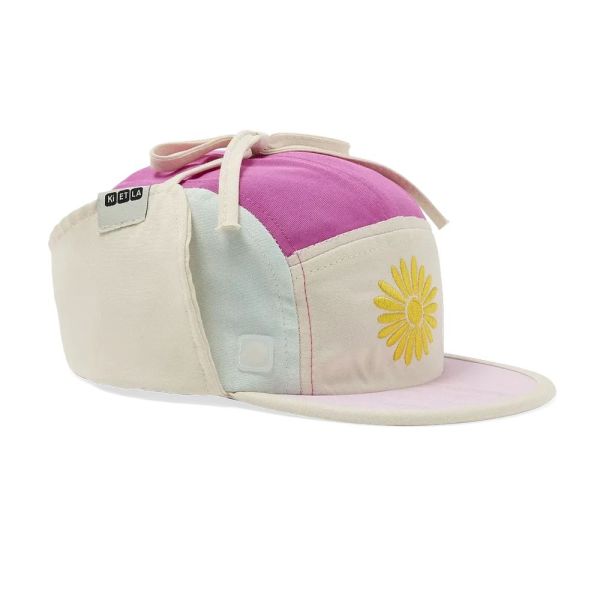 Casquette bébé fleur multicolore anti-UV UPF50+