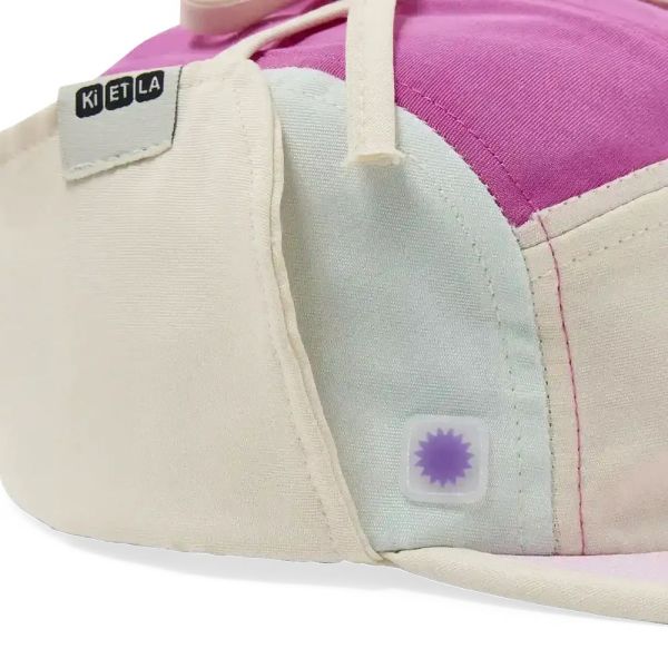 Casquette bébé fleur multicolore anti-UV UPF50+