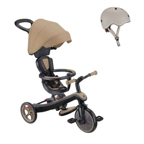 Pack Tricycle explorer 4 en 1 évolutif + casque - Sable
