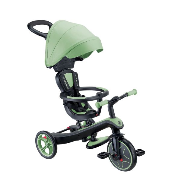 Pack Tricycle explorer 4 en 1 évolutif + casque - Sauge