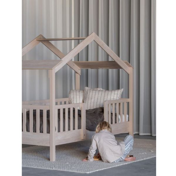 Pack lit cabane évolutif 90x200 cm avec toit Chalet butter