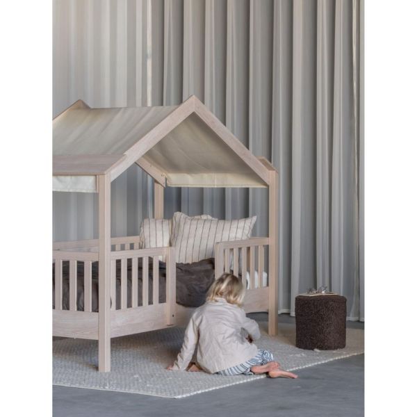 Pack lit cabane évolutif 90x200 cm avec toit Chalet butter