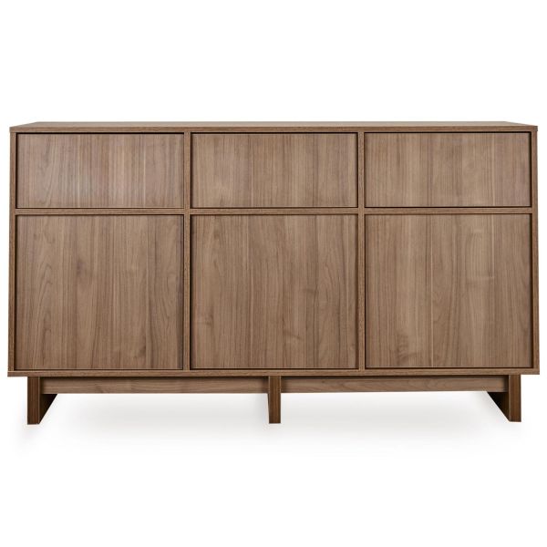 Chambre duo Kyo lit bébé évolutif 70 x 120 cm + commode XL - Walnut