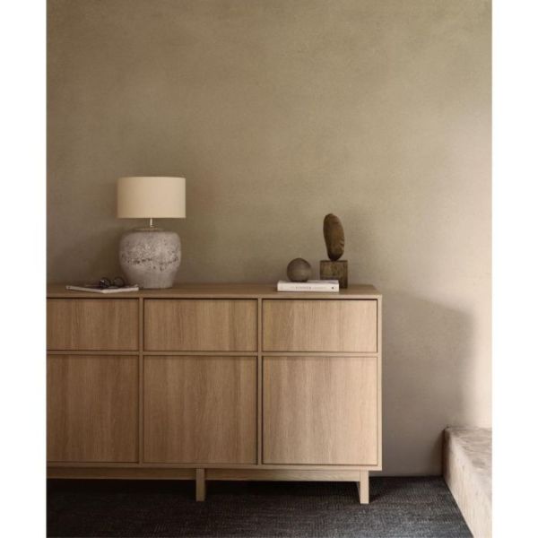 Chambre duo Kyo lit bébé évolutif 70 x 140 cm + commode XL - Honey Ash