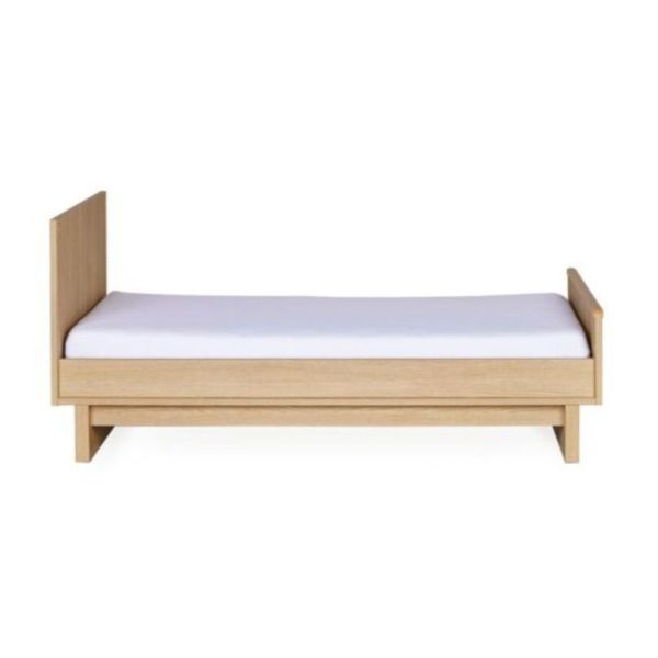 Chambre duo Kyo lit bébé évolutif 70 x 140 cm + commode XL - Honey Ash