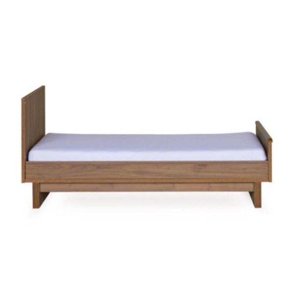 Chambre duo Kyo lit bébé évolutif 70 x 140 cm + commode - Walnut