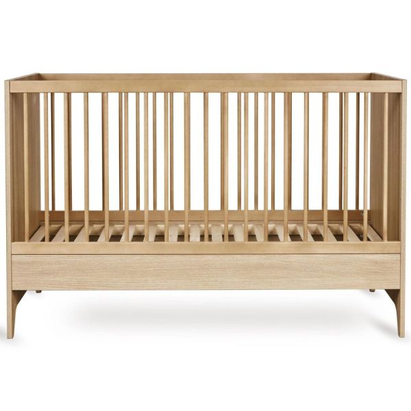 Chambre bébé duo Tsugi lit 70 x 140 cm + commode Honey Ash