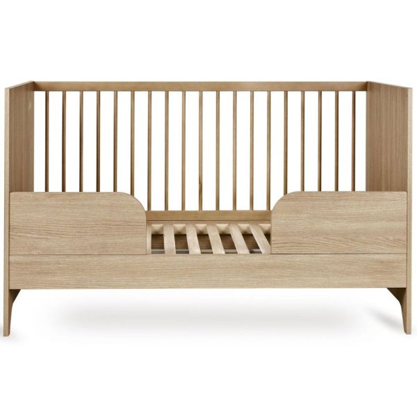 Chambre bébé duo Tsugi lit 70 x 140 cm + commode Honey Ash