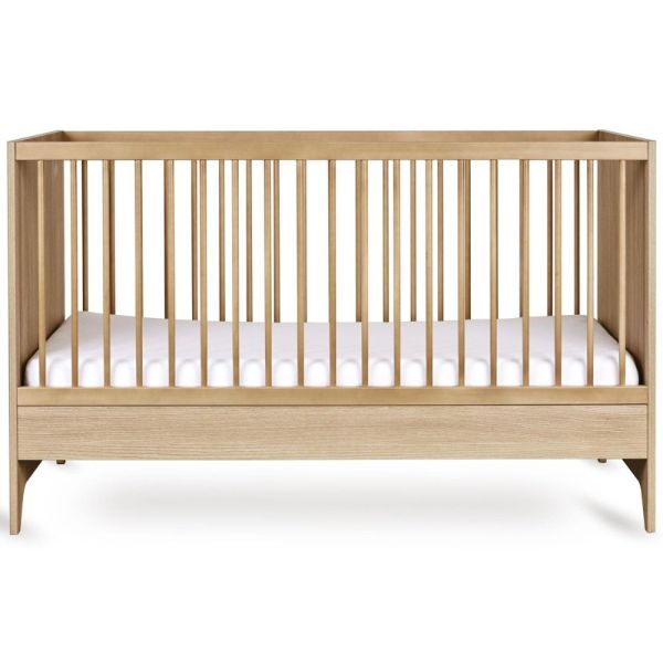 Chambre bébé duo Tsugi lit 70 x 140 cm + commode Honey Ash