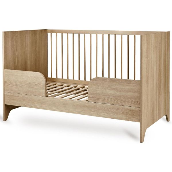 Chambre bébé duo Tsugi lit 70 x 140 cm + commode Honey Ash
