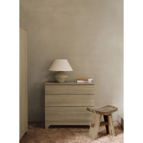 Chambre bébé duo Tsugi lit 60 x 120 cm + commode Honey Ash
