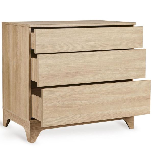 Chambre bébé duo Tsugi lit 60 x 120 cm + commode Honey Ash