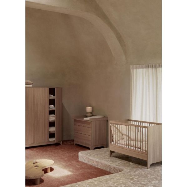 Chambre bébé duo Tsugi lit 60 x 120 cm + commode Honey Ash