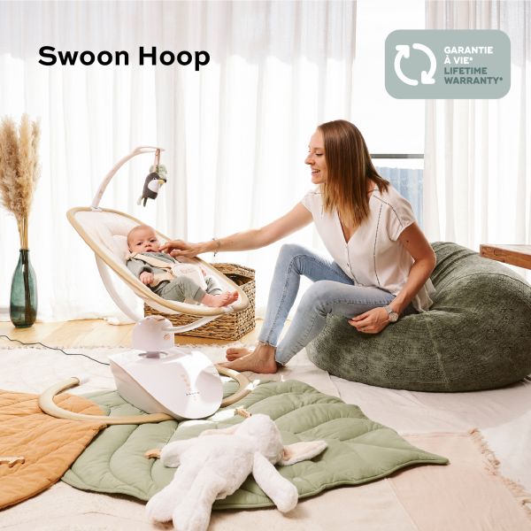 Balancelle bébé électrique Swoon Hoop Sand