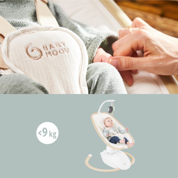 Balancelle bébé électrique Swoon Hoop Sand