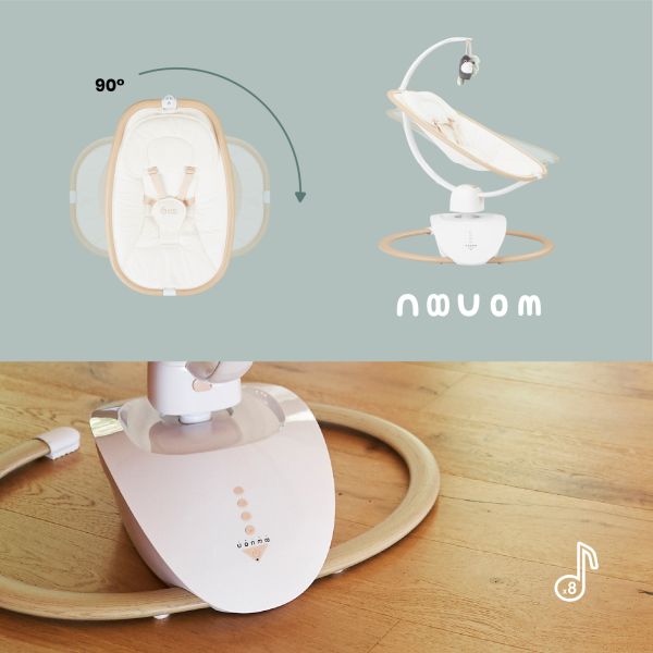 Balancelle bébé électrique Swoon Hoop Sand