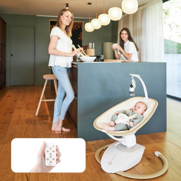 Balancelle bébé électrique Swoon Hoop Sand